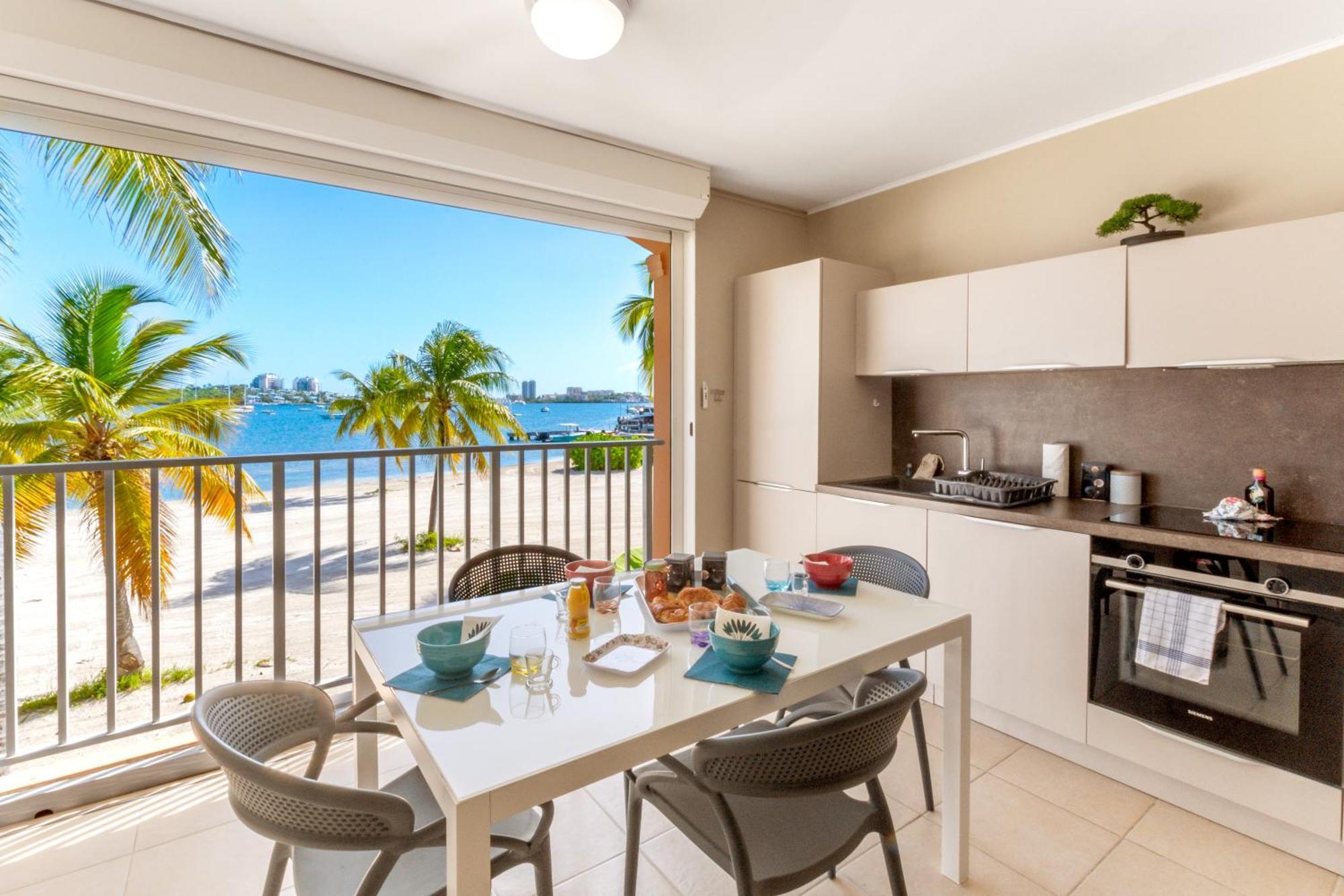 Vue Imprenable Sur Le Lagon, Appartement 1Ch 4P Baie Nettle Exterior foto